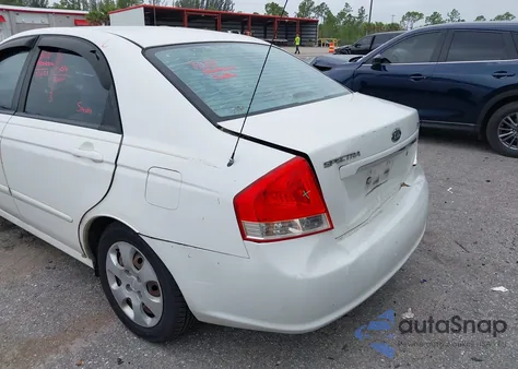 2007 Kia Spectra Ex from USA, damaged, VIN KNAFE121475430485
